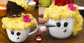 Bolo Cabeludo na Caneca