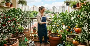 As 5 árvores ideais para plantar em quintais de apartamento: produzem frutos e cabem em vasos grandes