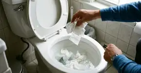 Demorei muito para entender por que o papel higiênico não deve ser jogado dentro do vaso sanitário