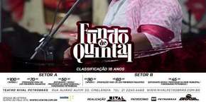 Fundo de Quintal lança CD no Teatro Rival