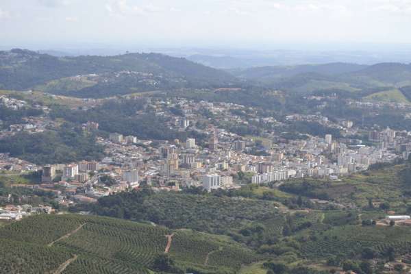 Vista de Serra Negra do Mirante do Alto da Serra