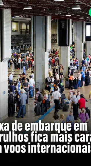 ✈️ Desde 15 de janeiro, a taxa de embarque para...