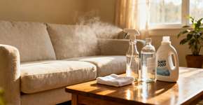 Espirre essa receitinha de 3 ingredientes no seu sofá para ele ficar limpinho de novo