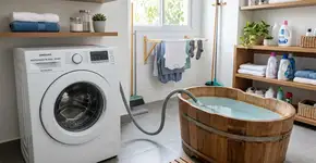 As máquinas de lavar no Japão usam a água do banho de ontem: entenda como esse cano extra economiza um absurdo na conta no fim do mês