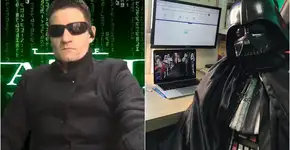 Professor se fantasia em aulas online e reinventa a maneira de ensinar