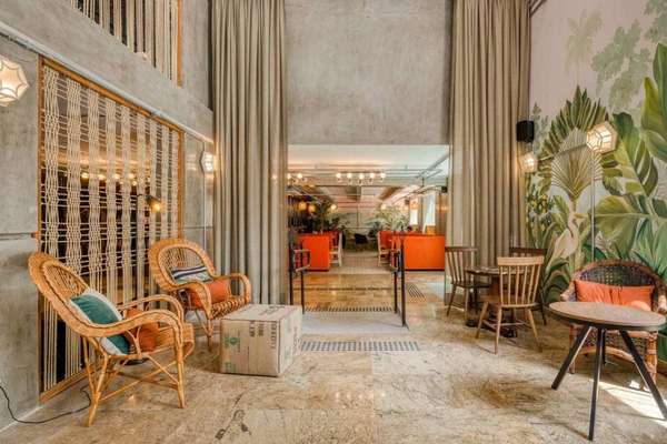 Um dos espaços comuns do Selina Aurorar