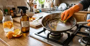 Por que na Turquia eles sempre fervem o vinagre com casca de laranja antes de limpar o fogão