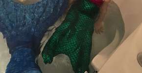 Babá faz surpresa incrível para menina fã da Pequena Sereia