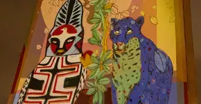 Arte viva! Mural ecológico em SP ganha versão noturna com projeções animadas