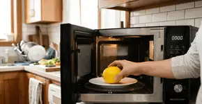 Aqueça um limão ou laranja por 20 segundos no micro-ondas e veja o que acontece