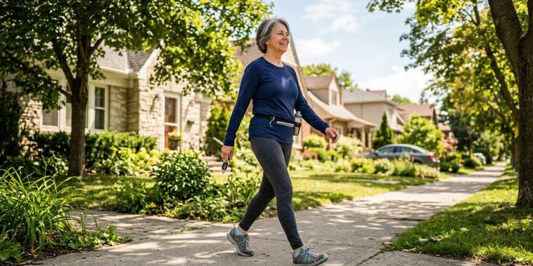 Featured main: A partir dos 50 anos, você deve fortalecer as pernas, manter caminhadas leves, cuidar da postura e evitar longos períodos sentado
