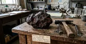 Ele achava que havia encontrado ouro na Austrália, mas por anos segurou algo muito mais improvável em suas mãos: um fragmento do sistema solar que antecede nosso planeta