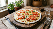 Featured side: Pizza de tapioca pronta em minutos: leve, rápida e surpreendentemente saborosa