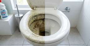 Aprenda a limpar o vaso sanitário encardido usando vinagre e sem precisar esfregar