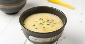 Creme de milho cremoso: perfeito para aquecer seu jantar