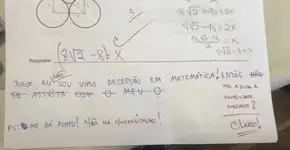 Professor é fofo ao responder desabafo de aluna na prova e viraliza