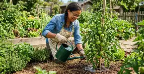 Na Itália, para a horta durar anos: o macete não é o adubo, mas a forma que eles regam as plantas