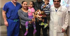 Médicos e campanha salvaram menina com tumor gigante no rosto