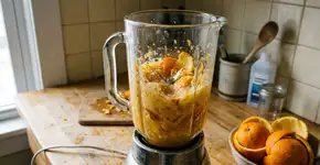Liquidifique casca de laranja com álcool: uma mistura poderosa com ótima função para limpeza de superfícies e eliminação de odores
