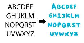 Como transformar a sua letra em uma fonte para o seu computador