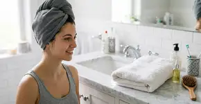 Quatro cabeleireiros afirmam: “A toalha comum é a maior inimiga dos cabelos molhados, é o atrito das fibras que causa o frizz, a quebra e o ressecamento que nenhum produto consegue corrigir depois.”