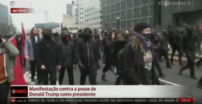 Posse de Donald Trump é marcada por protestos em Washington