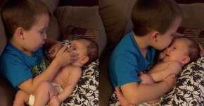 ‘You are so beautiful’: ele cantou para a irmãzinha e viralizou ♫