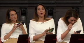 Ao vivo na GloboNews, Maria Beltrão se assusta com volta do comercial