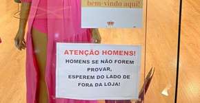 Após casos de assédio, loja proíbe entrada de homens