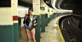 Coxas peladas, calcinhas e cuecas invadem metrôs pelo mundo