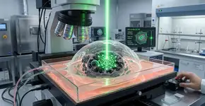 Eles disparam um laser em células humanas vivas e conseguem construir estruturas tridimensionais dentro delas