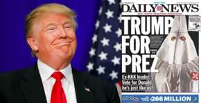 Partido Nazista americano e Ku Klux Klan declaram apoio a Trump