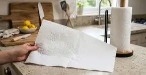 Por que o papel toalha tem um lado mais áspero e um lado mais liso?