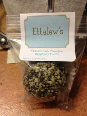 Trufa vegana de chocolate amargo 