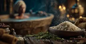 Simpatia de banho de sal grosso com alecrim para limpar más energias