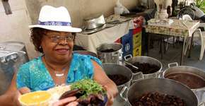 Tia Surica prepara feijoada e comanda roda de samba em Pilares