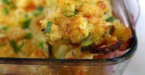 Receita de abobrinha gratinada para servir em qualquer ocasião