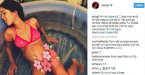 Bela Gil relembra parto: ‘fui levada por uma onda de instinto’