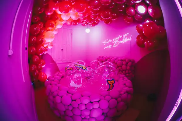 Quarto bola de chiclete