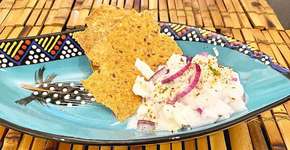 Ceviche vegano com coco verde: veja como fazer