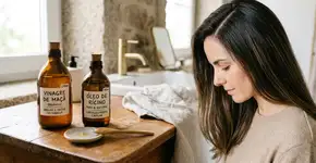 Para que serve aplicar vinagre de maçã e óleo de rícino em cabelos com queda excessiva e como fazê-lo de forma correta?