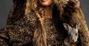 Em campanha, Gisele protesta contra o uso da pele de animais