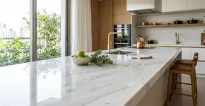 Nas casas mais brilhantes da Itália o mármore não tem manchas porque usam essa técnica infalível