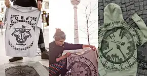 Vídeo: Artistas usam superfícies urbanas para estampar camisetas