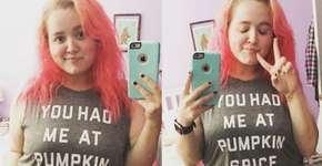 Mulher posta foto emocionante que mostra como é perder peso