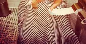 Foto no banheiro é a nova moda entre os famosos; confira