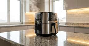 Por que você nunca deve ligar a fritadeira elétrica encostada na parede da cozinha