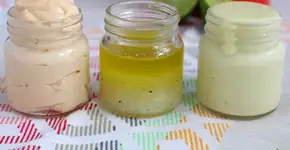 3 molhos para salada: um mais gostoso que o outro