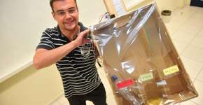 Estudante cria sistema que reconhece material de resíduo descartado e o encaminha ao lixo correto