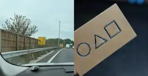 Polícia inglesa explica que placa de trânsito não tem relação com ‘Round 6’